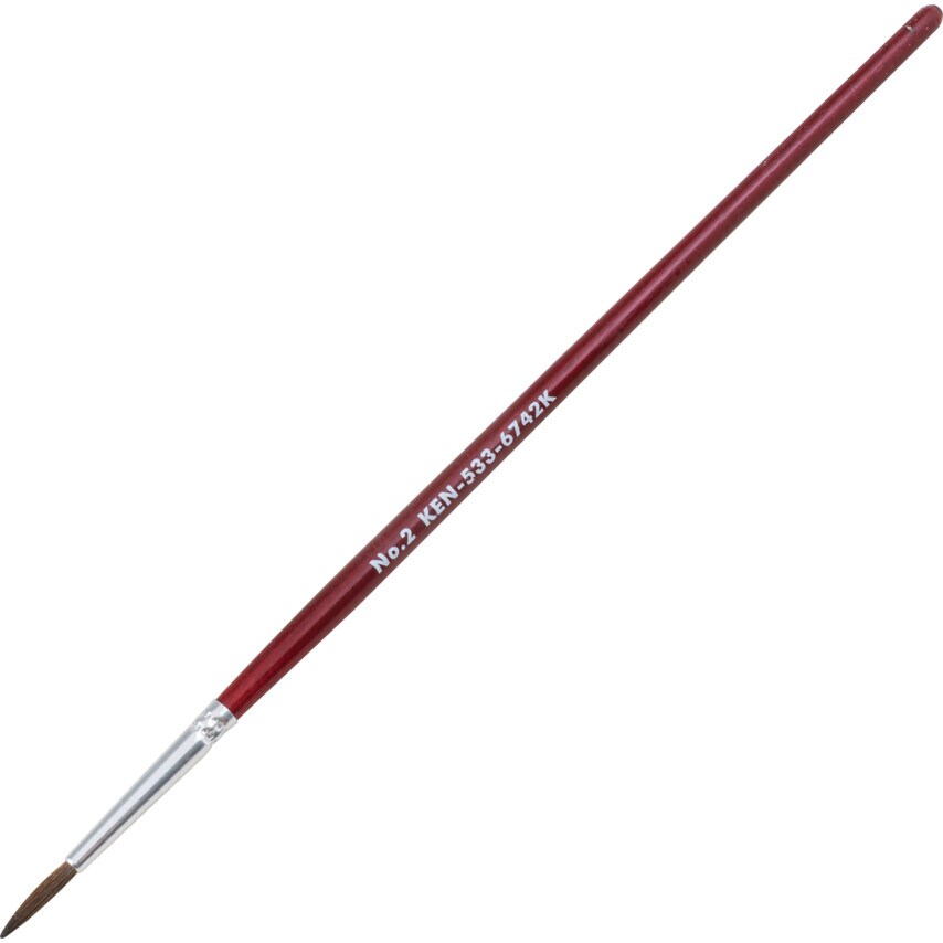 Kennedy No.2 Artist Brush Varnished Wooden Handle- you get 5