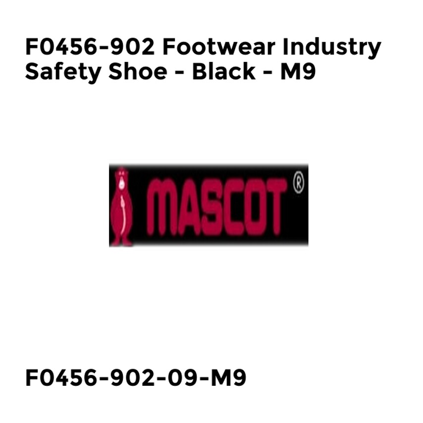 Mascot F0456-902 Footwear Industry Safety Shoe - Black - M9