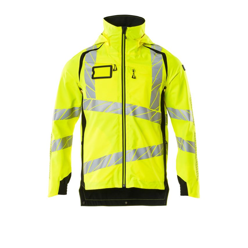 Mascot 19001-449 Accelerate Safe Outer Shell Jacket - Hi-vis Yellow/Black - 5XL