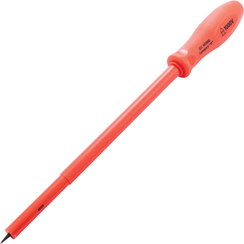 ITL Insulated Tools Ltd Electricians Screwdriver, 10.0mm Parallel Tip, 254mm Bla