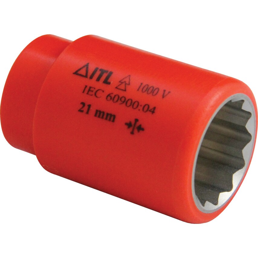 ITL Insulated Tools Ltd 01400 15MMX1/2" Dv Totally Insulated Socket