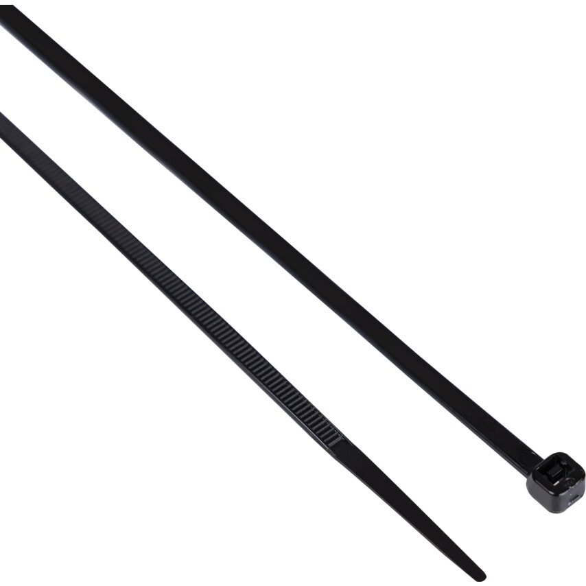 Edison Black Cable Ties 3.6 x 200mm, Pack of 100