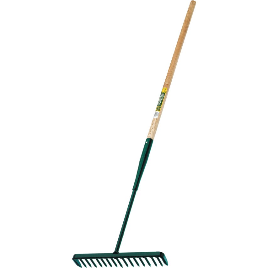 BTRW Tarmac Rake Wooden Handle