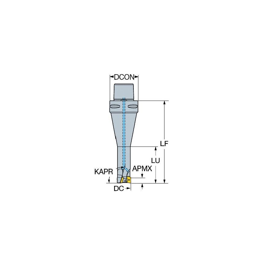 Sandvik Coromant R390D-020C6-11L165 End Mill