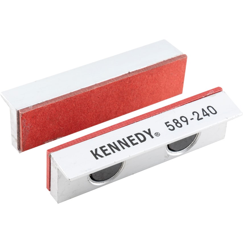 Kennedy 100mm (4") Fibre Faced Magnetic Vice Jaws
