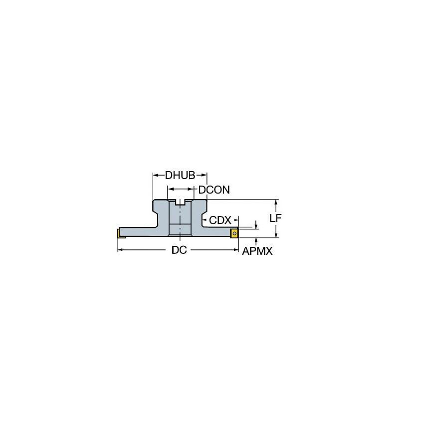 Sandvik Coromant R331.52-125Q32FMR Face Mill
