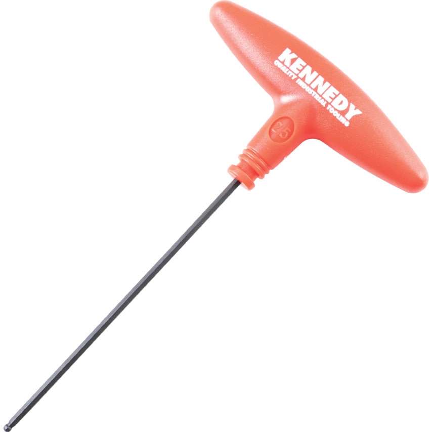 Shop Kennedy 2.5mm THandle Ball Driver Hexagon Ball Drivers Zoro UK