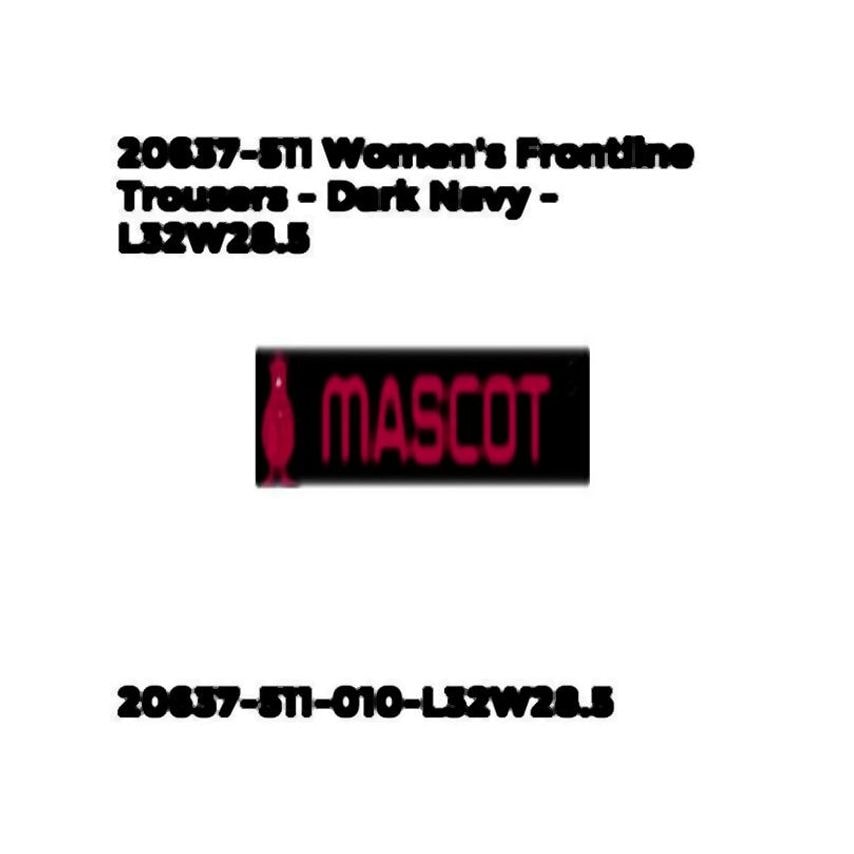 Mascot 20638-511 Women's Frontline Trousers - Dark Navy - L30W34.5