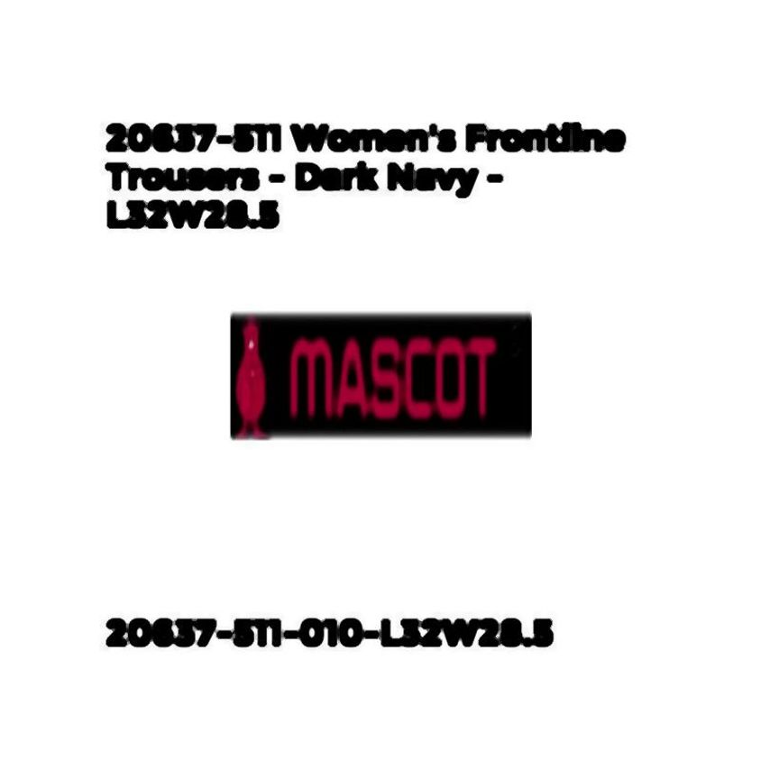 Mascot 20638-511 Women's Frontline Trousers - Dark Navy - L30W30.5