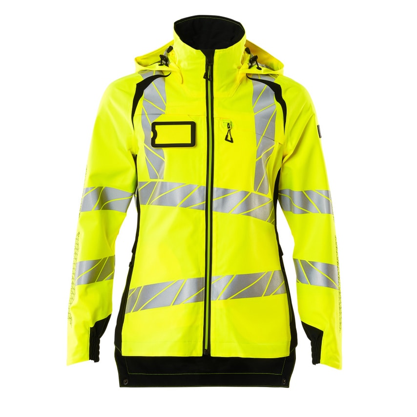 Mascot 19011-449 Women's Safe Supreme Outer Shell Jacket - Hi-vis Yellow/Black -