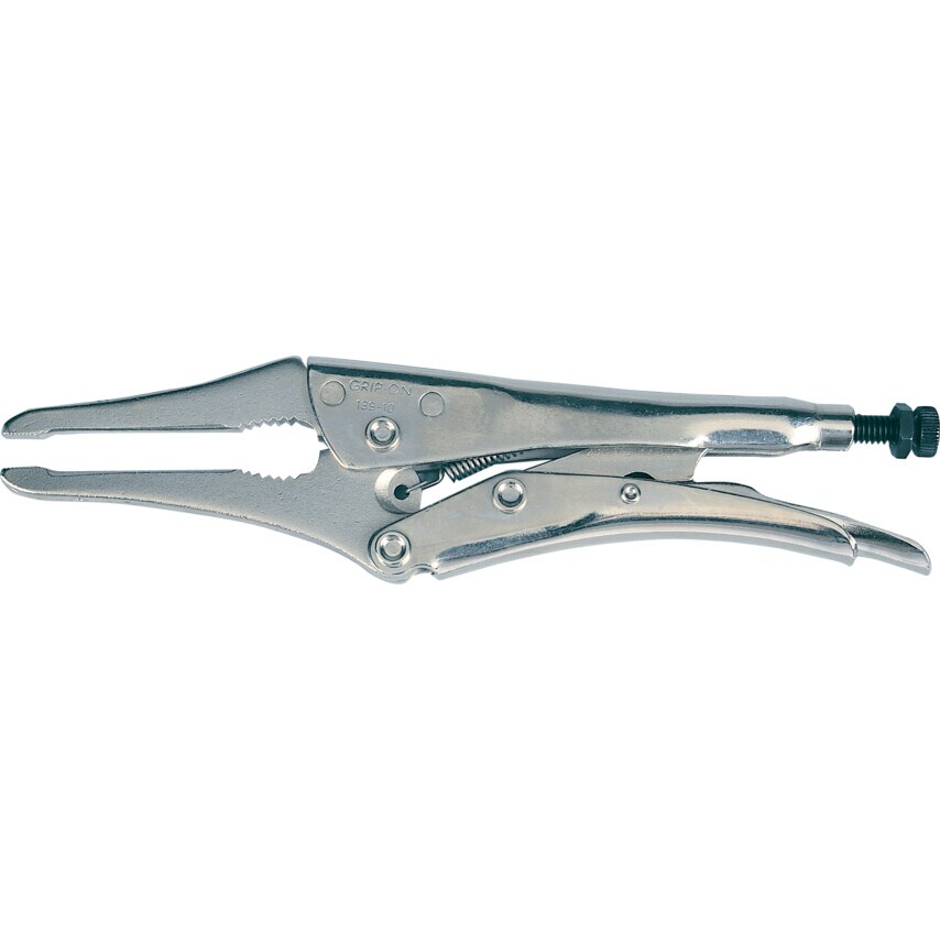 235mm/9" - 30mmHOSE Clamp Locking Pliers - Long Rounded Jaws