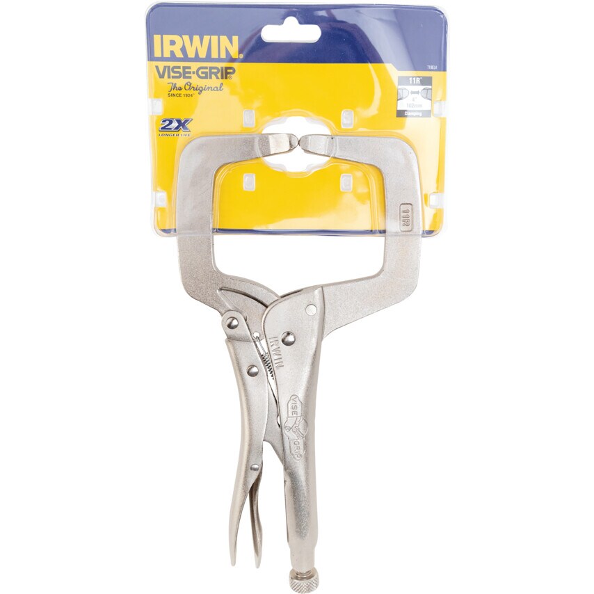 Irwin T19EL4 11R 11" Locking C-Clamp Regular Tips - Picture 4 of 4