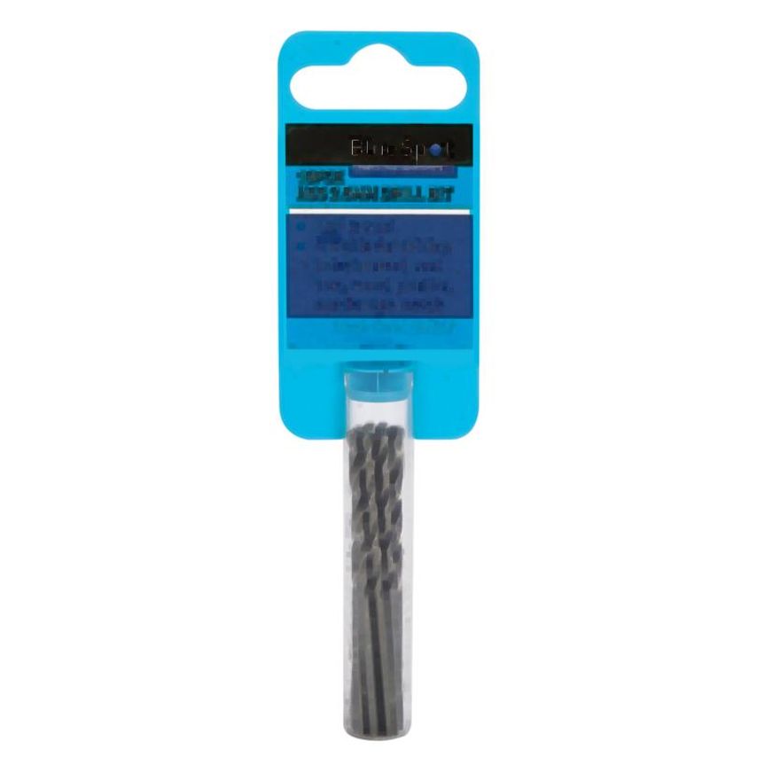 BlueSpot 10 Piece 2MM HSS Drill Set