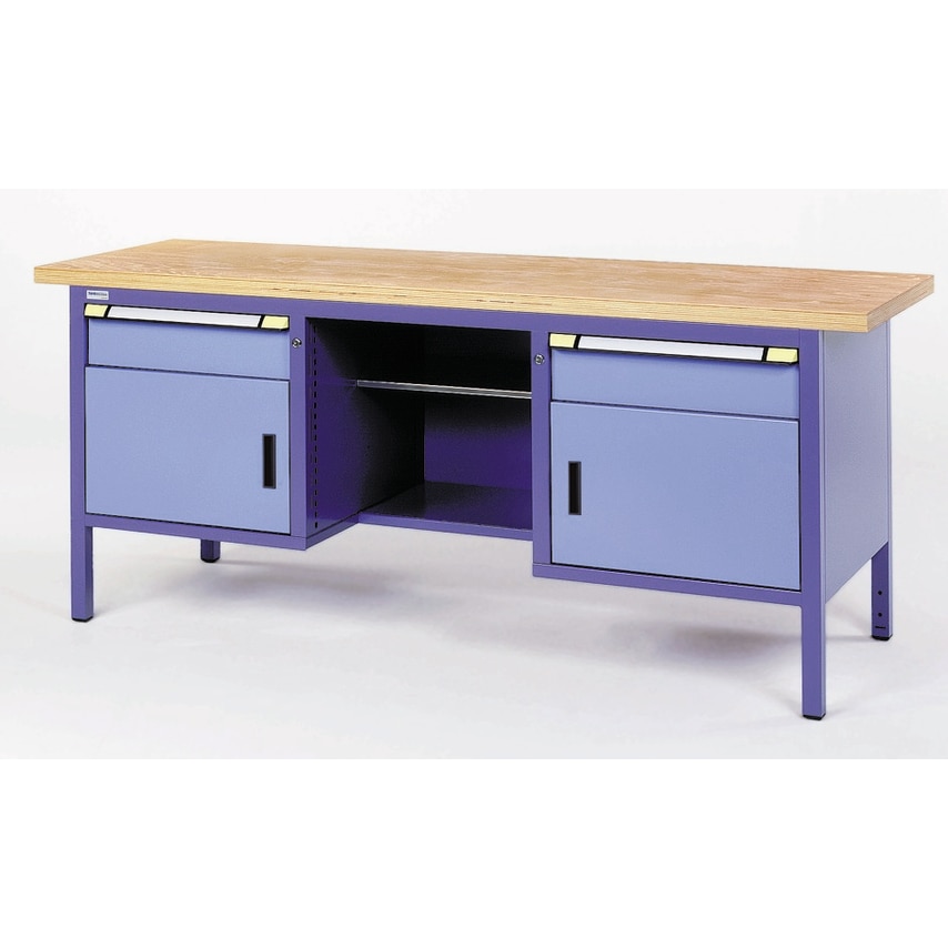 Thurmetall Compact Workbench TM-Classic 845 x 2000 x 700mm 2X75kg