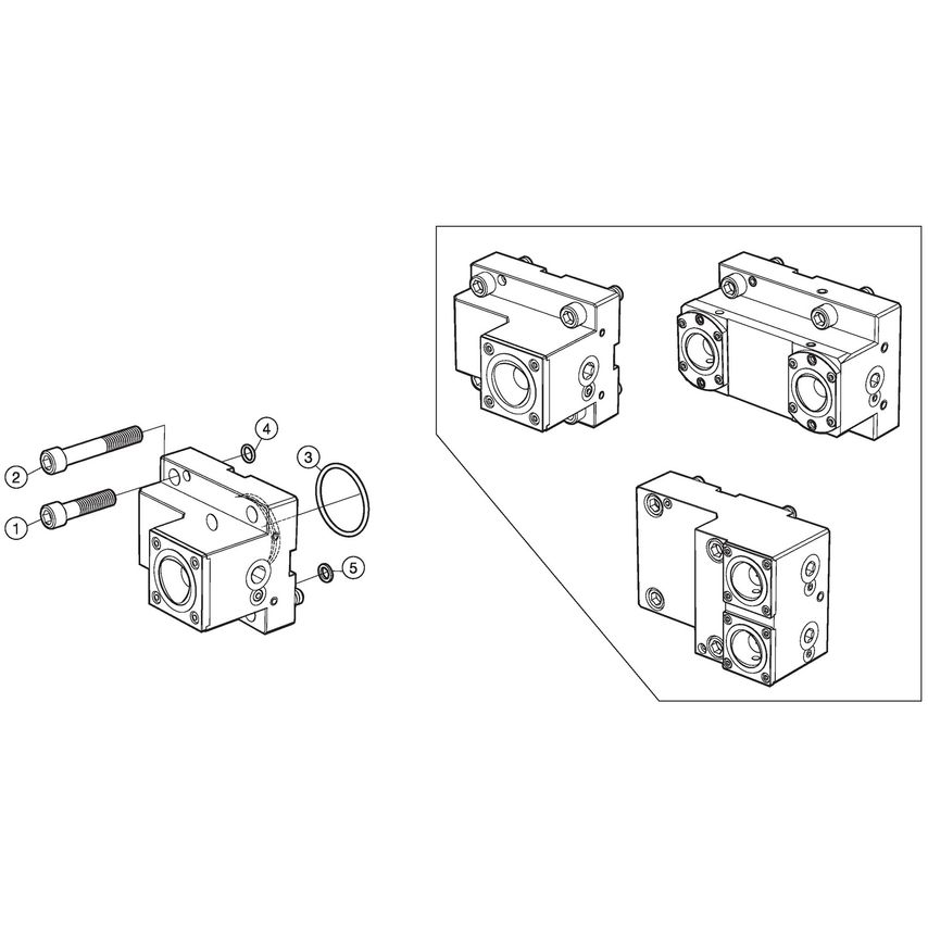 Sandvik Coromant C5-TLE-MS60A Clamping Unit