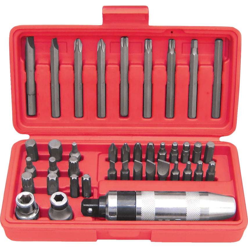 Kennedy 40Pce Impact Driver Set 1/2" Sq. Dr. Zoro UK