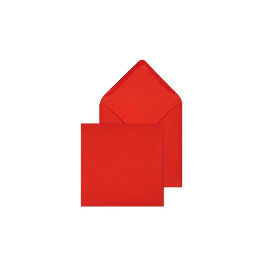 Purely Everyday Banker Invitation Gummed Red 100GM BX500 155X155 - Box of 500