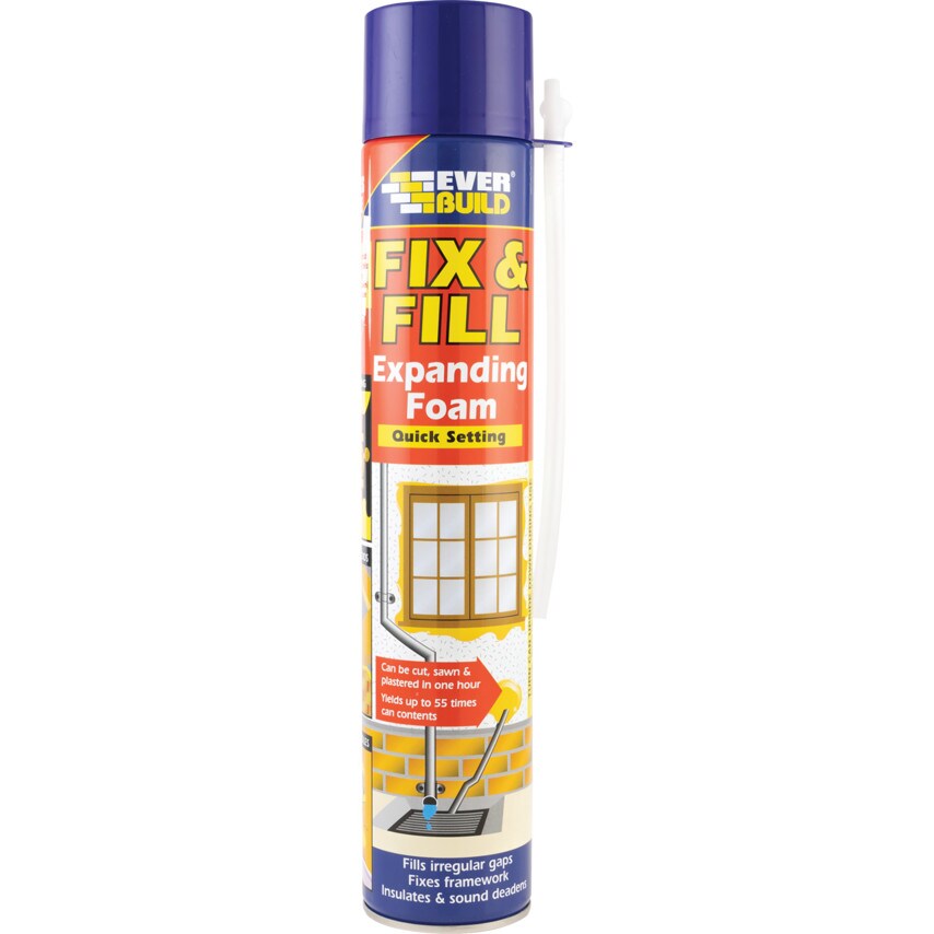 Everbuild EVFF7 Fix & Fill Expanding Foam 750ml