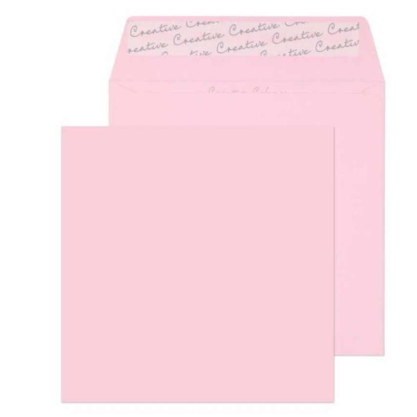 Creative Square Wallet Peel and Seal Baby Pink 160X160 120GSM - Box of 500