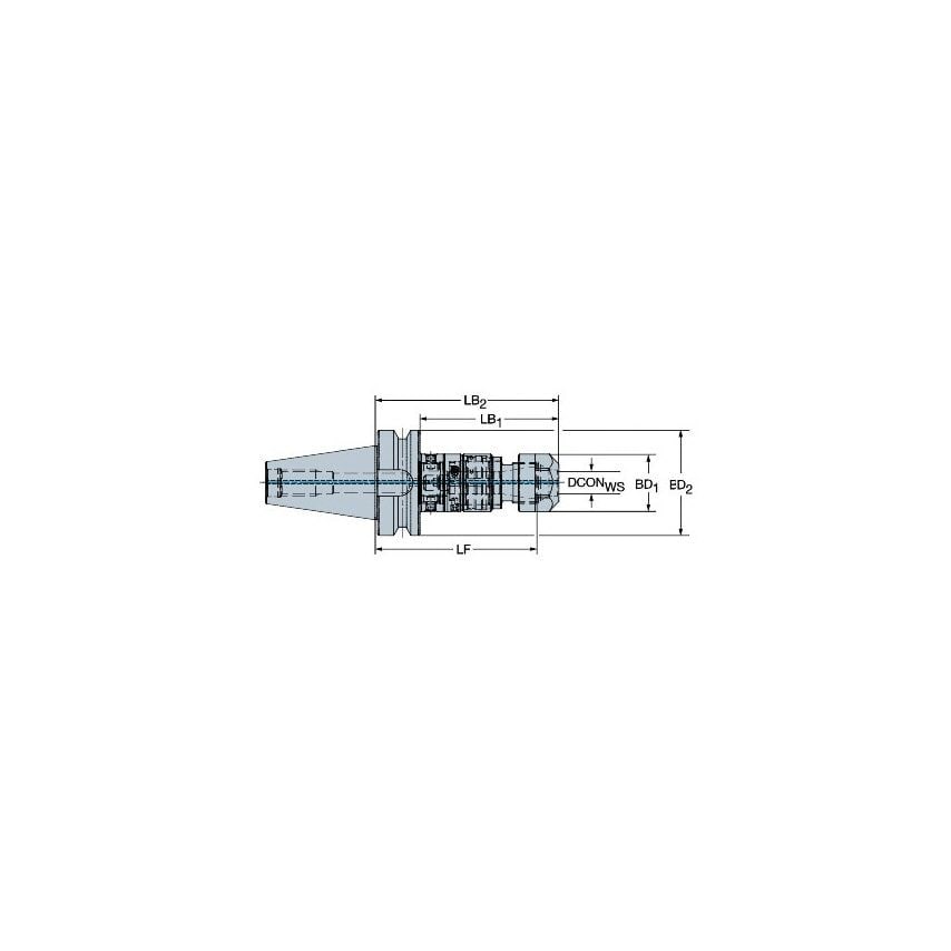Sandvik Coromant 970-V50-40-155 Adapter