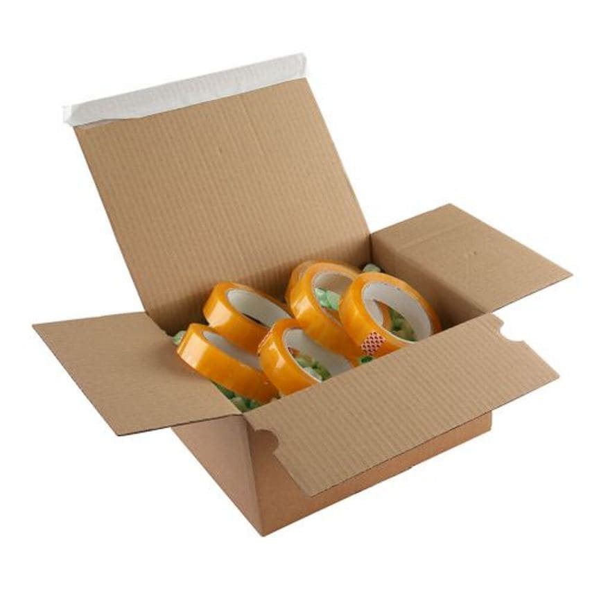 Purely Everyday Postal Box Peel and Seal Kraft 310X230X81160, Box of 20