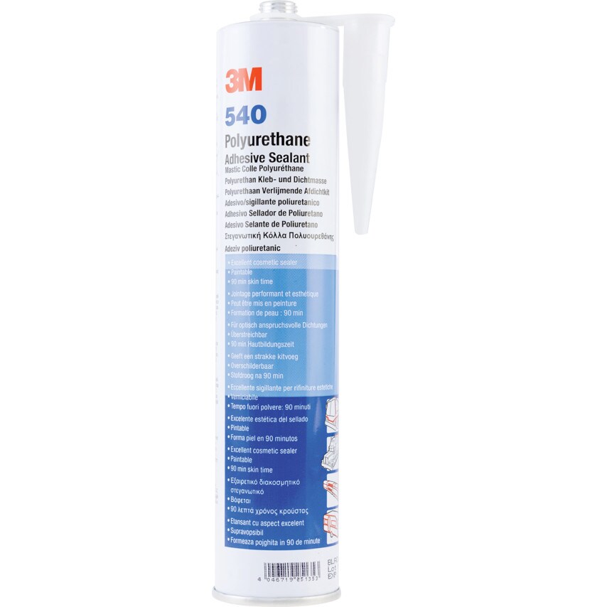 3M 540 Black Polyurethane Sealant 310ML 70000702 at Zoro