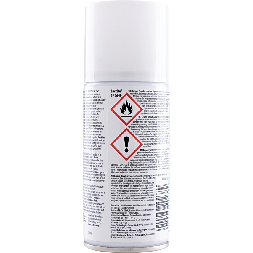 Loctite 7649 Activator N 150ML Aerosol 142479 | at Zoro
