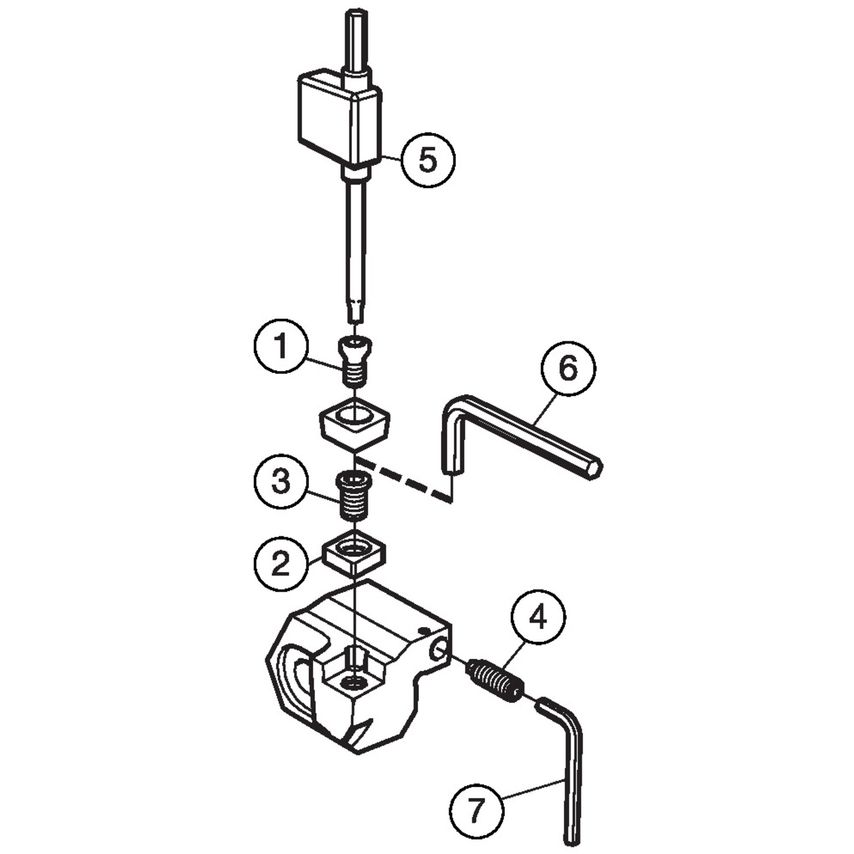 Sandvik Coromant R820F-AR24SCFC12A Slide for CoroBore
