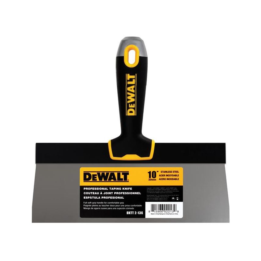 DeWalt Soft Grip Taping Knife 250mm (10in) DDW2136