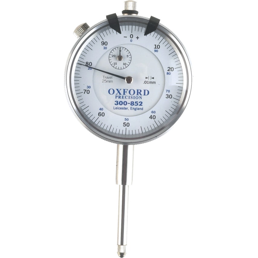 Oxford Plunger Dial Gauge 25MMX0.01MMX0100 Zoro UK