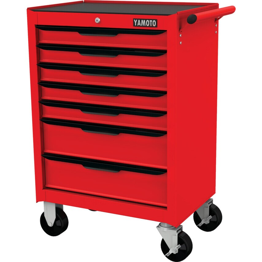 Yamoto RED27" 7 Drawer Roller BTD270071 at Zoro