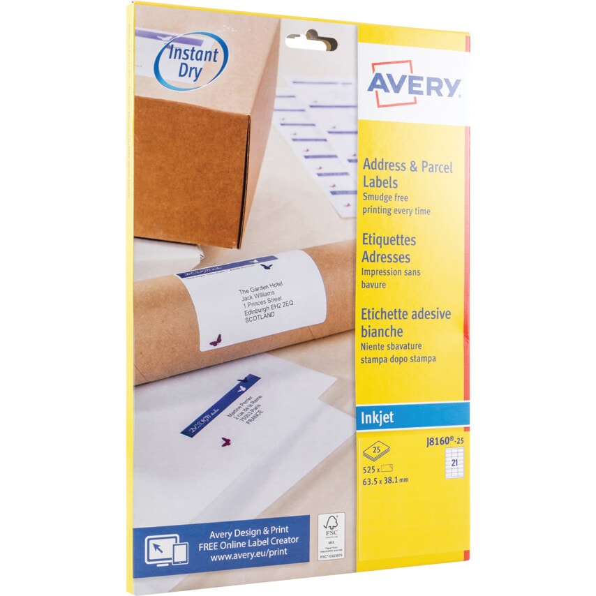 Address Labels 63.5x38.1mm