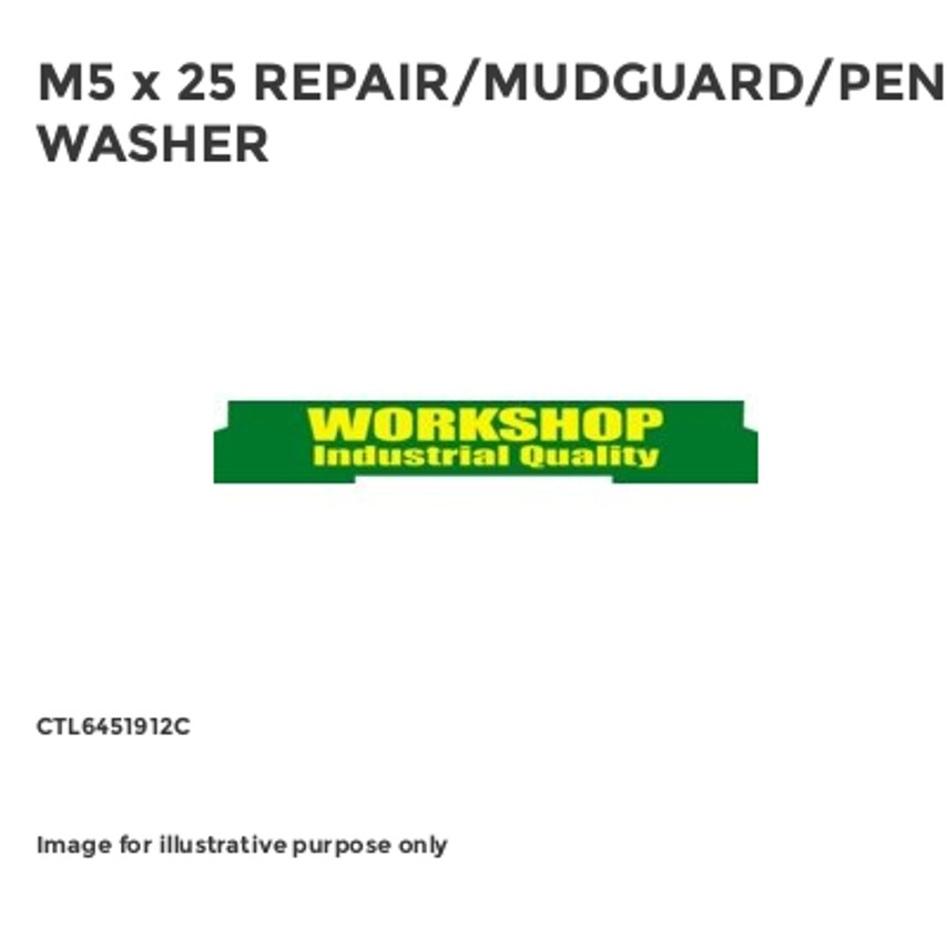 Repair/Mudguard/Penny Washers