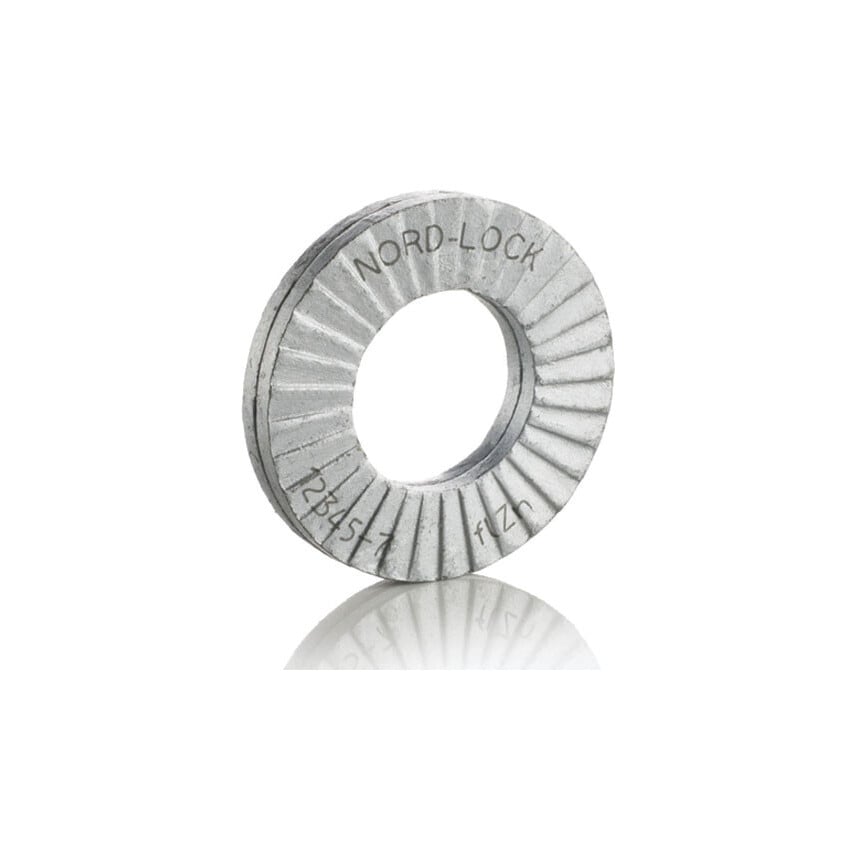 M16 Steel Nord-lock Type Washers Delta Pro Coating