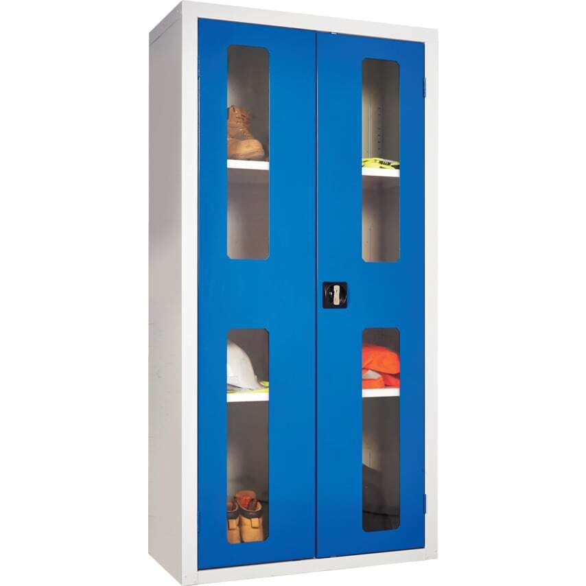 QMP Vision Door Cupboard 1800 x 900 x 460mm Blue