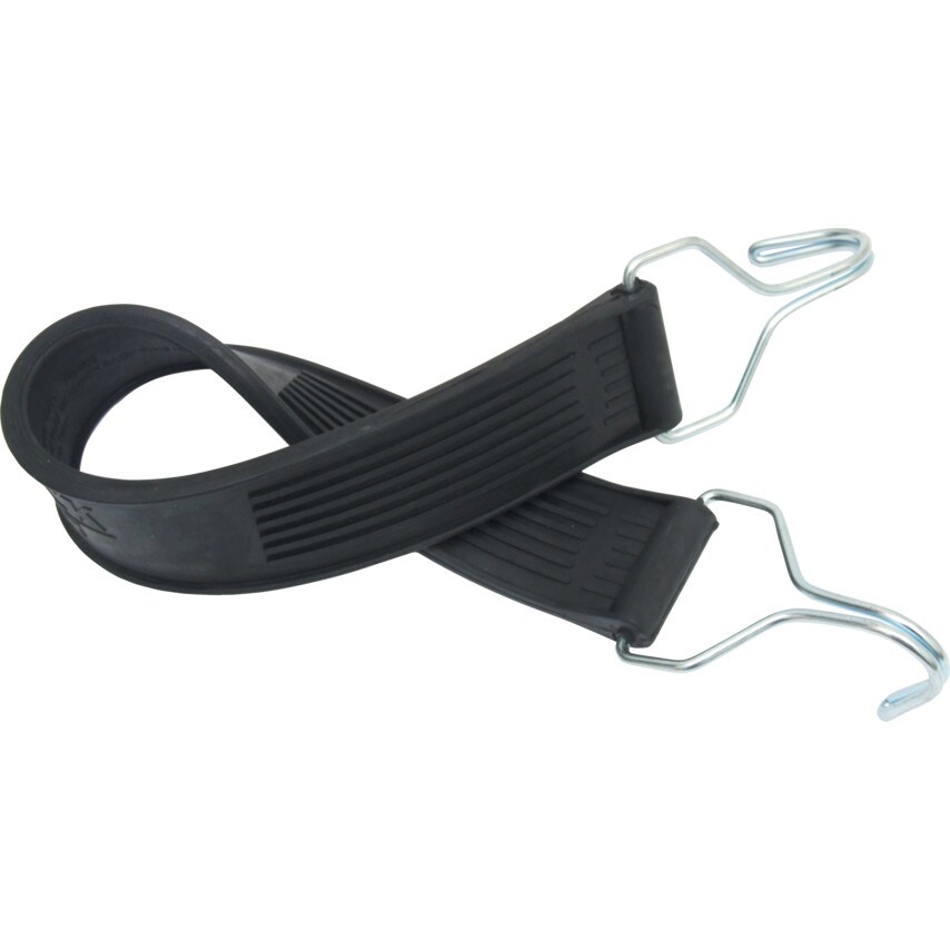 Matlock 400X40MM Black Cargo Strap C/W 2 Wire Hook at Zoro