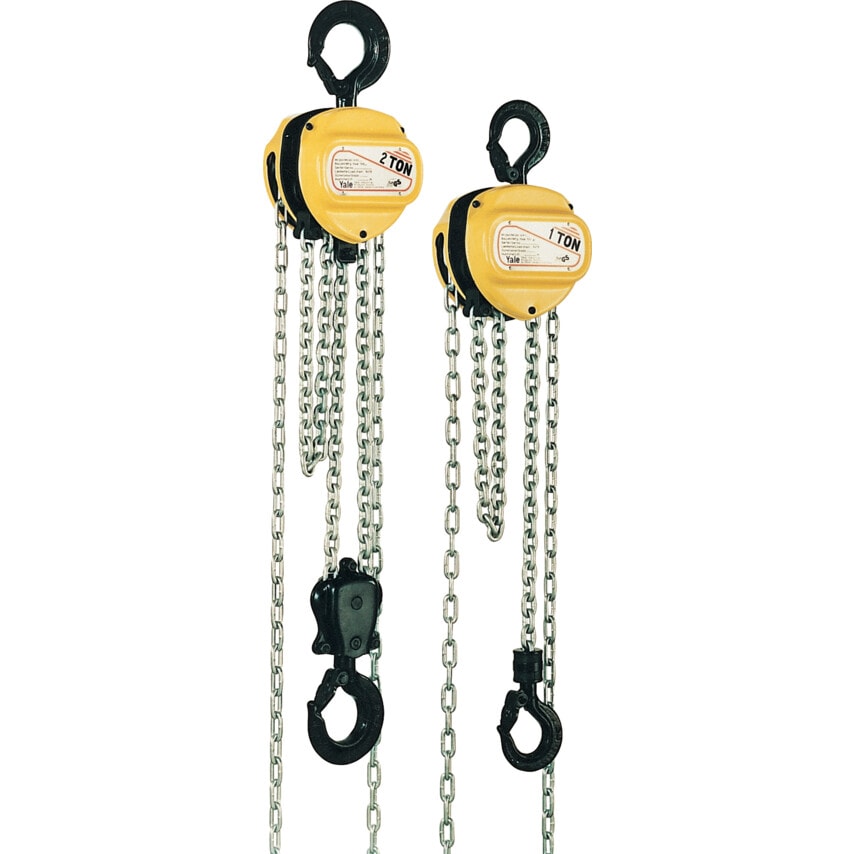 Yale VS III 5.0 Toner Hand Chain Hoist 2 Falls of Chain