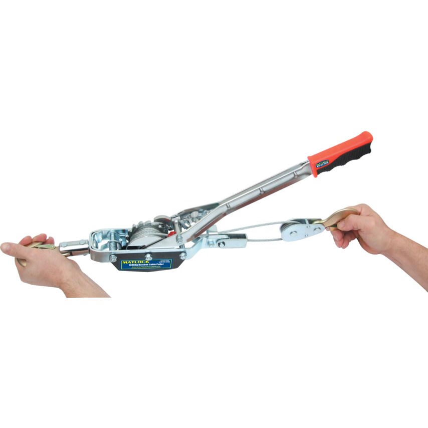 Matlock 1300 KG Ratchet Cable Puller/Lifter HP117 at Zoro