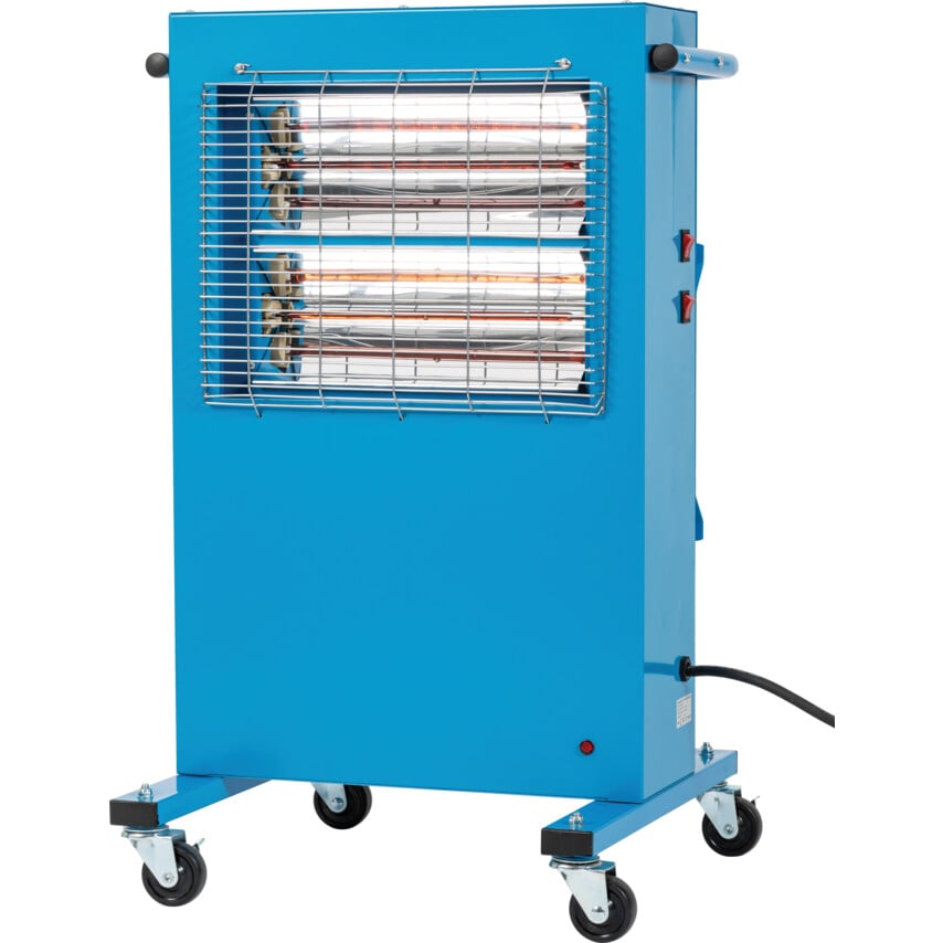 RG308 240V 1.4/2.8KW 13A Mighty Heat - Carbon Fibre Quartz Electric Heater