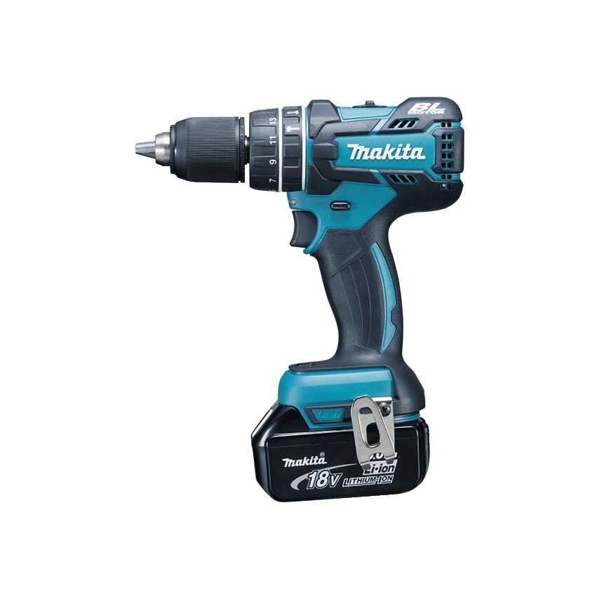 Makita Trapano a batteria , , 18V, Senza chiave, Tipo C - spina euro, batteria 5Ah, DHP481RTJ