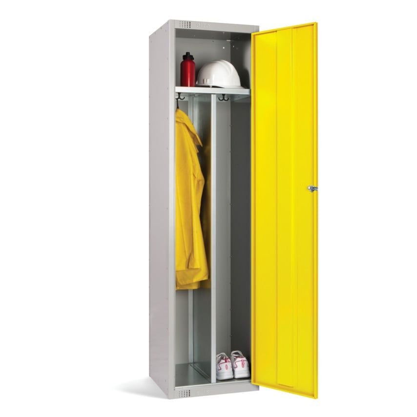 Elite Lockers Clean & Dirty Locker 1800 x 450 x 450mm Yellow