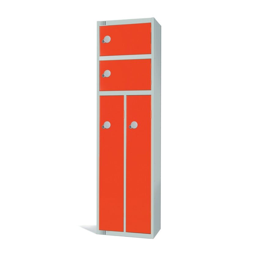Elite Lockers Two Person Locker 1800 x 450 x 450mm Blue