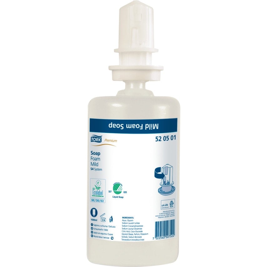 Tork 520501 Tork Premium Soap Mild 1000ML (Case-6)| at Zoro