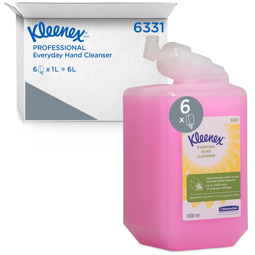Everyday Use Hand Soap 6331 - Pink Hand Wash - 1 Litre Hand Wash Refill (1 Litre total)