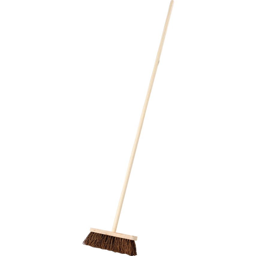 Kennedy 12" Bassine Broom comes with 15/16" x 60" Stale