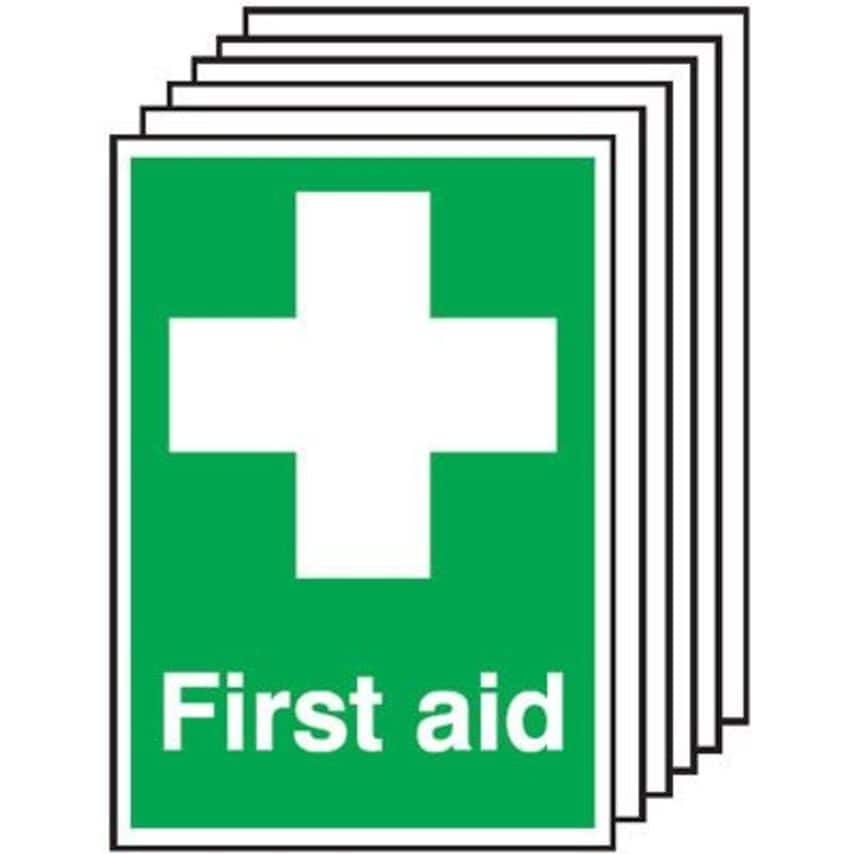 Sitesafe 297 x 210mm First Aid - Rigid