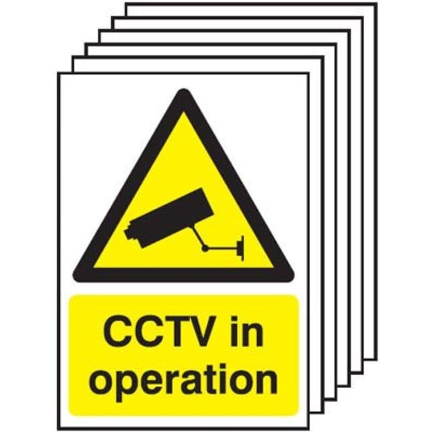 Sitesafe 420 x 297mm CCTV in Operation - Rigid