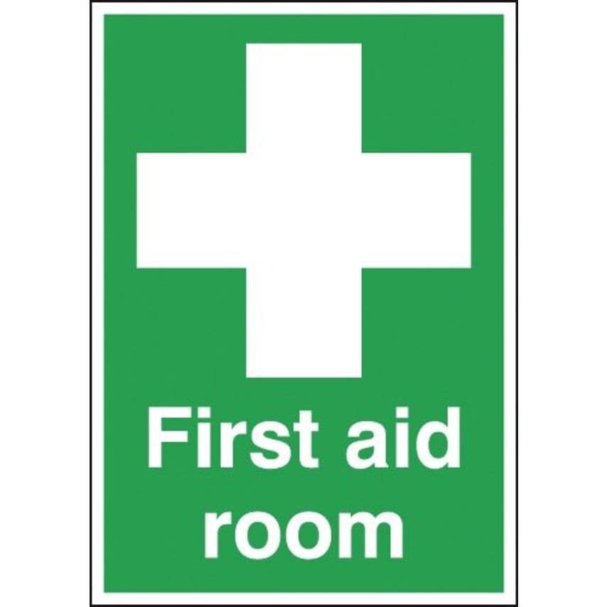 Sitesafe 297 x 210mm First Aid Room - Rigid