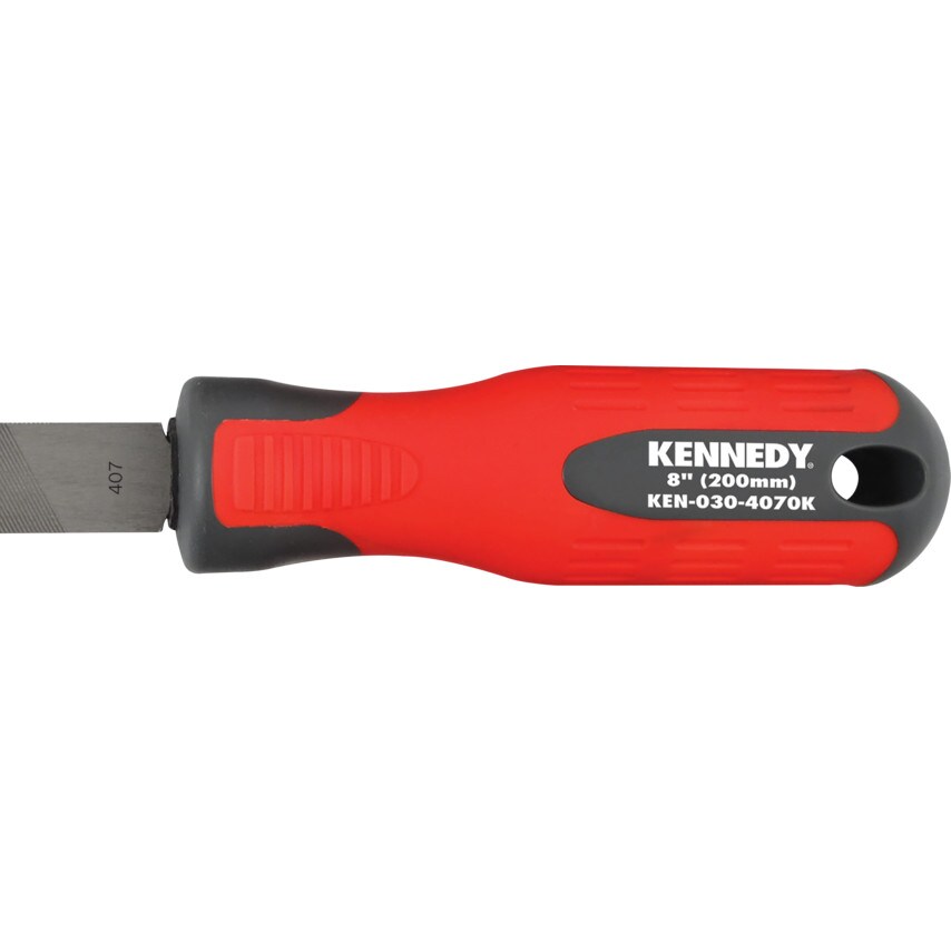 KennedyPro 8" (200MM) Hand Smooth Engineers File + Handle Zoro UK