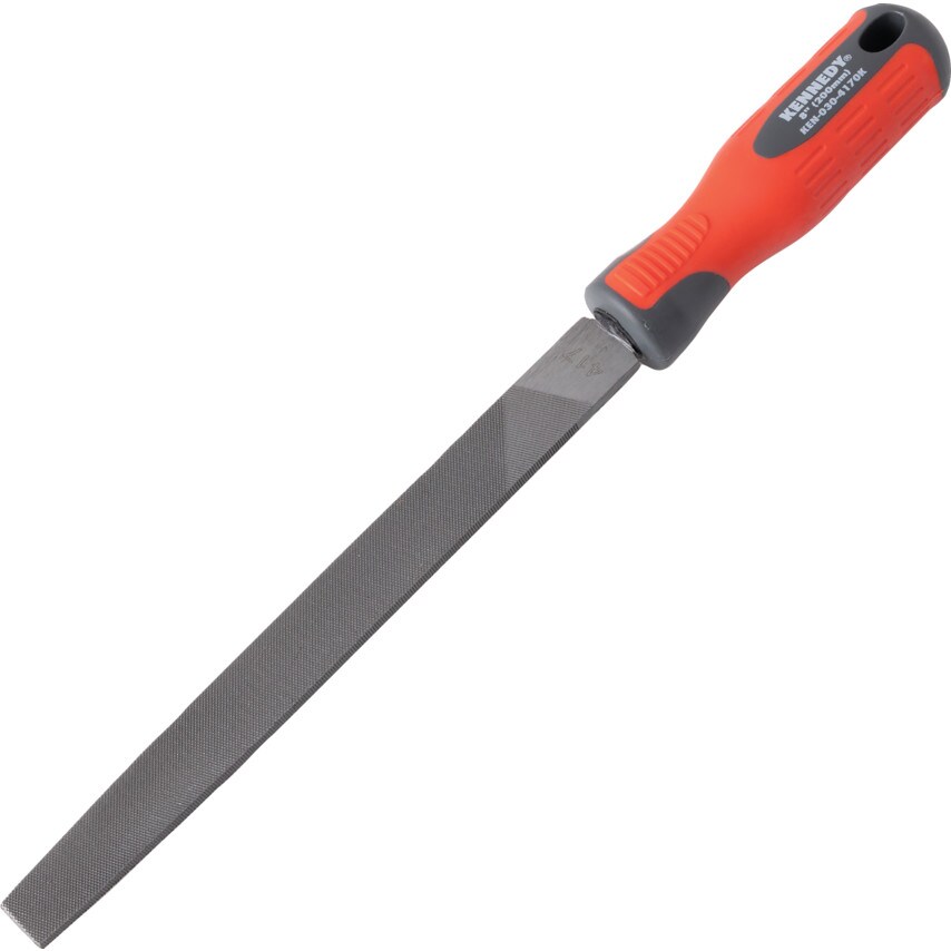 Kennedy 10" (250MM) Flat Smooth Engineers File + Handle